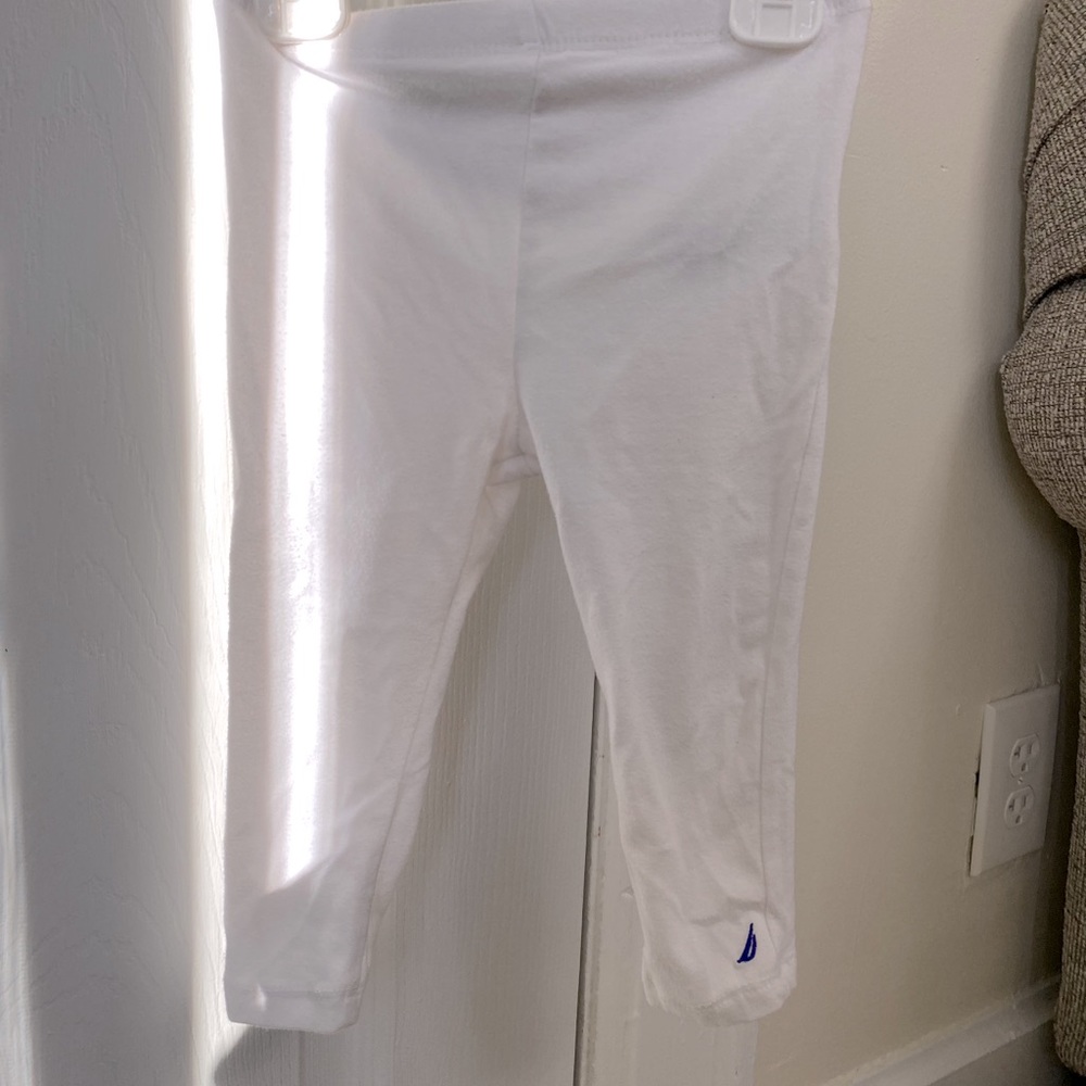 White Capri Leggings